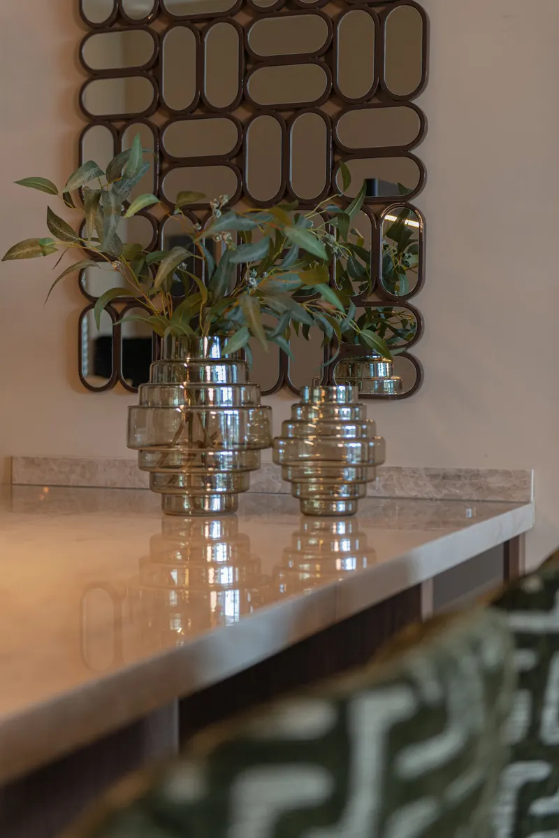 Vase Liosa, Smoke, groß von Richmond Interiors, Wohnbeispiel 5, im Wohnraum