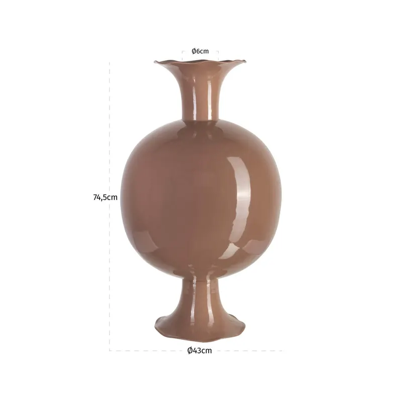 Vase Mochi, Mocha mousse von Richmond Interiors, Maßzeichnung 3
