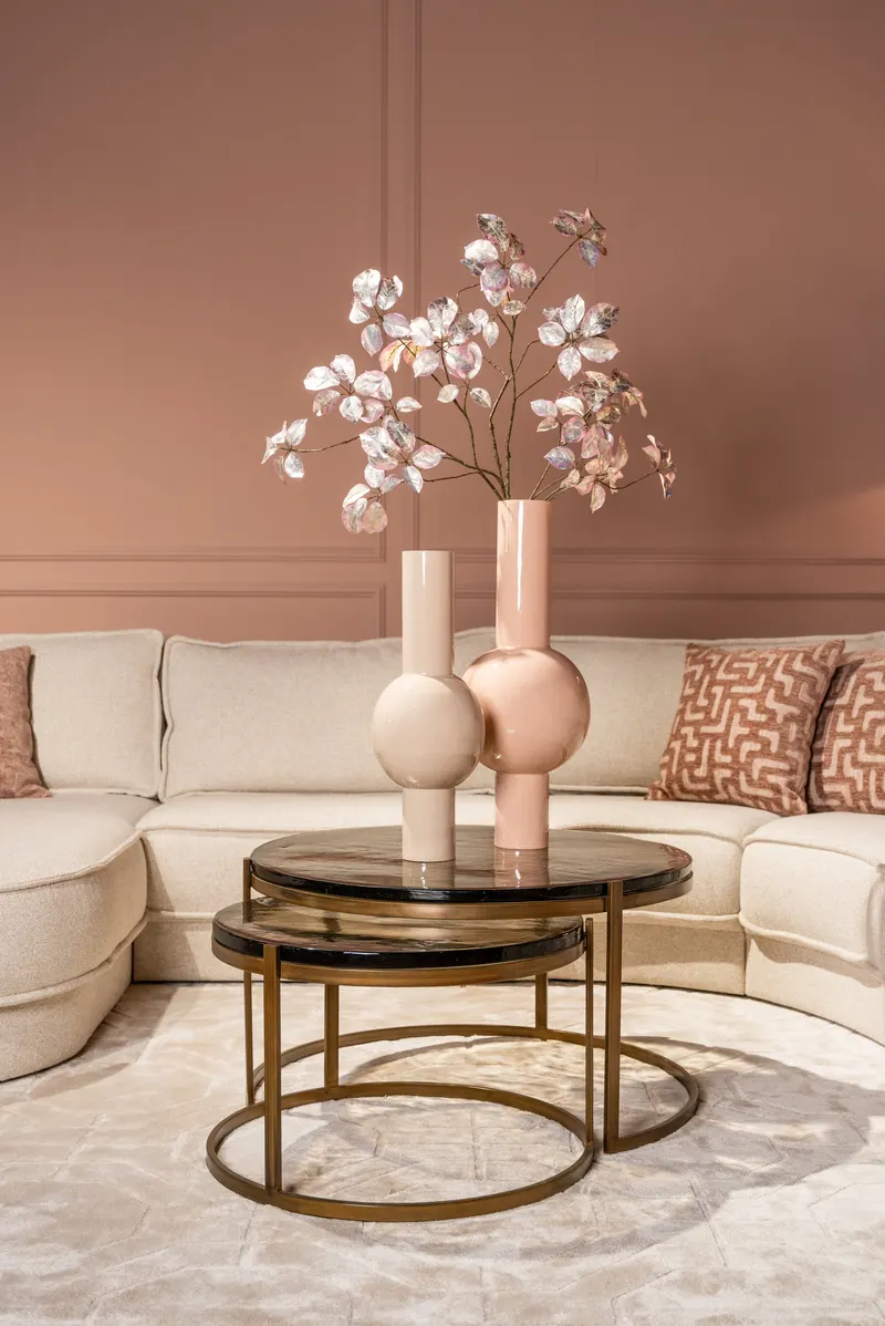 Vase Novee, Tapioca von Richmond Interiors, Wohnbeispiel 4, im Wohnraum