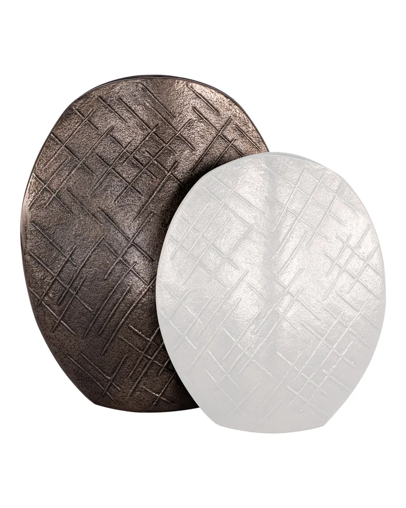 Vase Olivra, Bronzefarben, groß von Richmond Interiors, Produktansicht 4