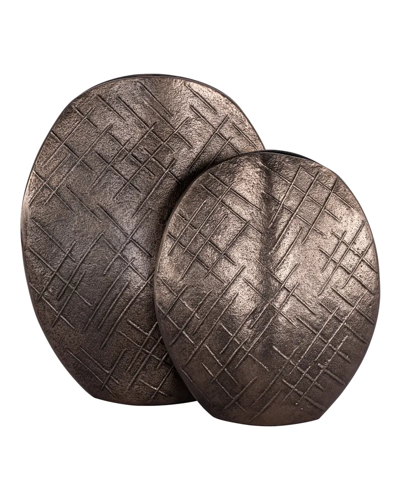 Vase Olivra, Bronzefarben, groß von Richmond Interiors, Produktansicht 5