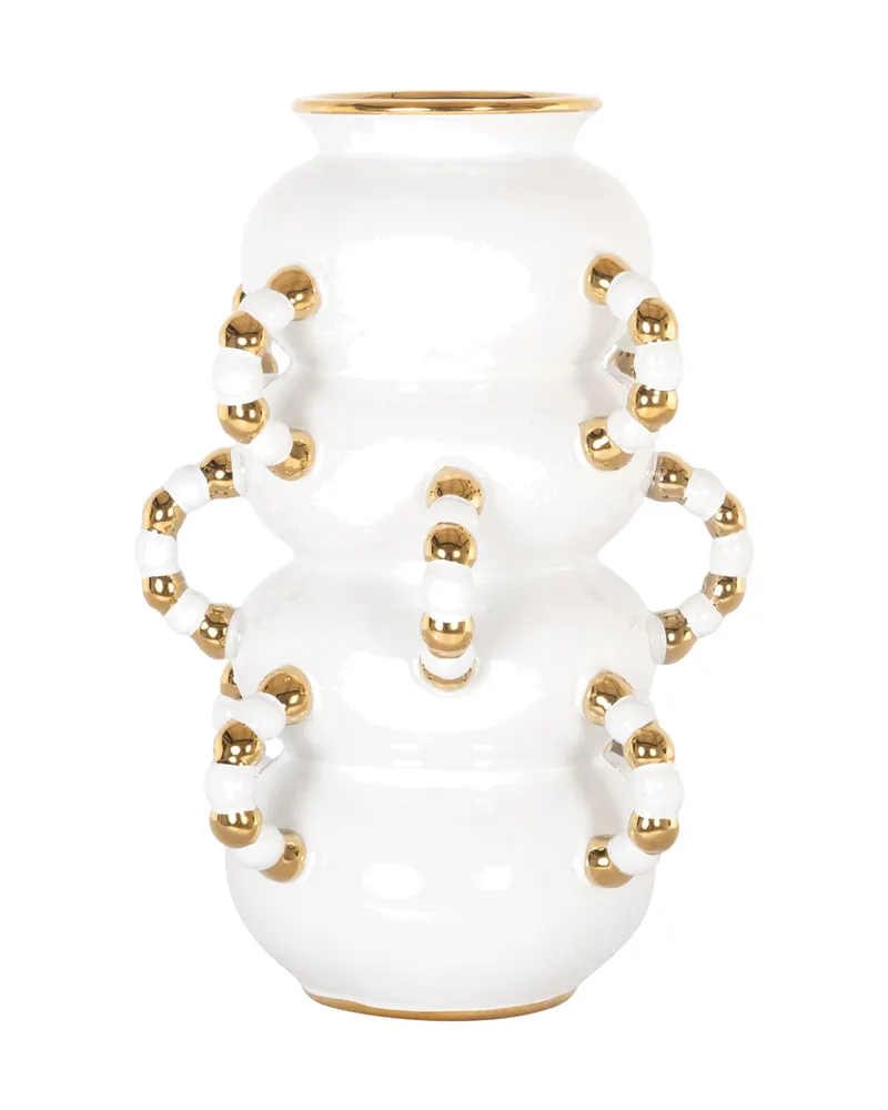 Vase Pippy klein in Weiß von Richmond Interiors