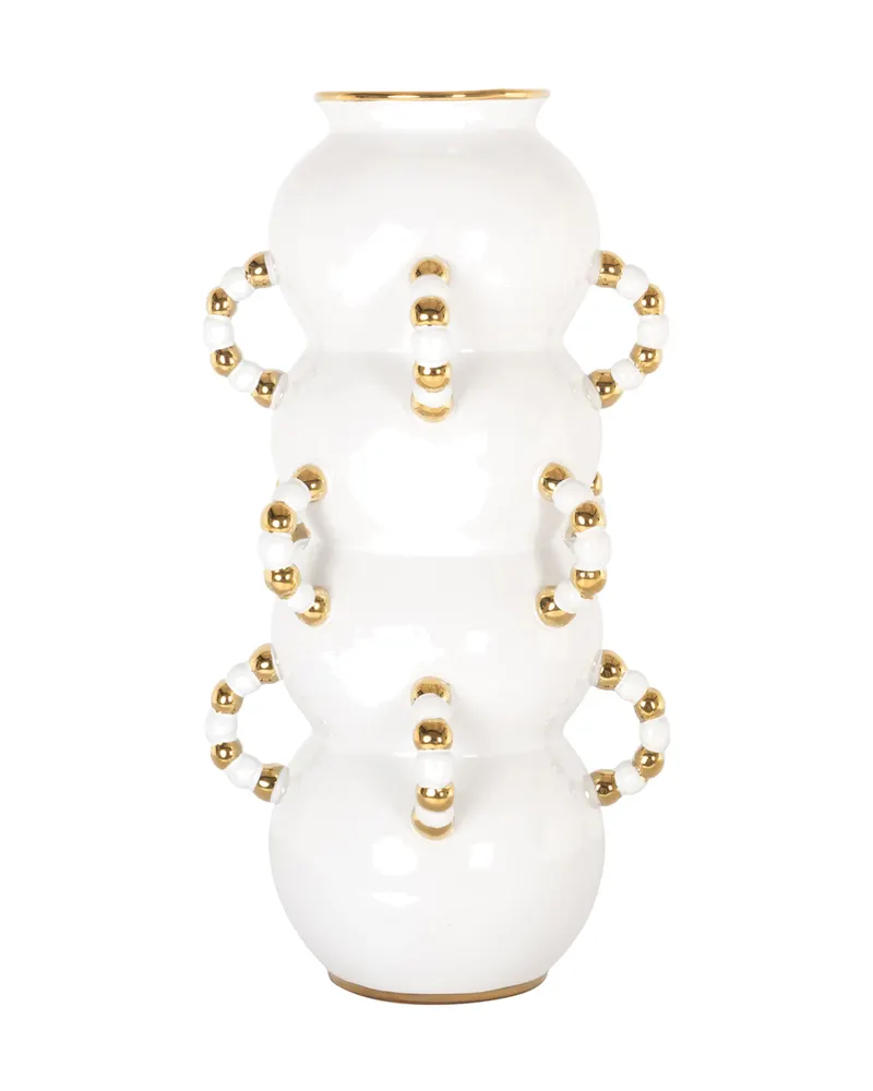 Vase Pippy groß in Weiß von Richmond Interiors, Produktansicht 2
