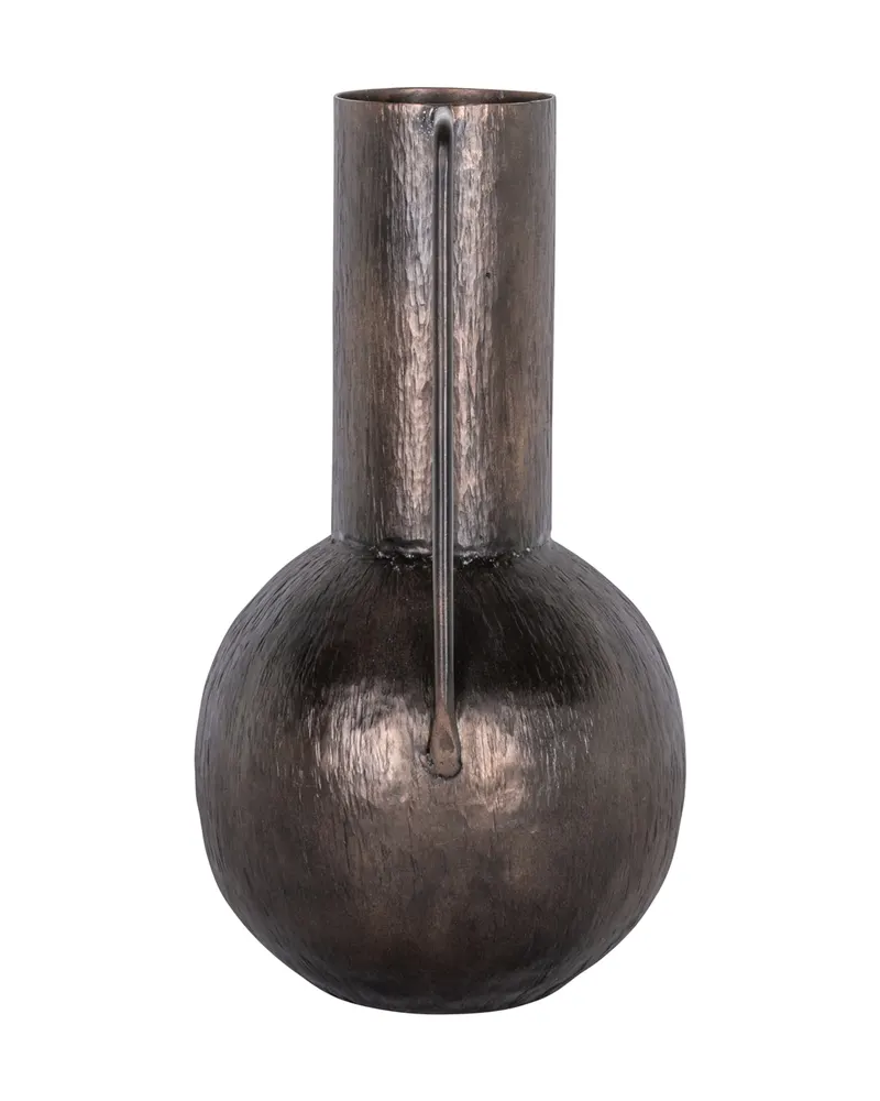 Vase Sema aus Aluminium in Kupferfarben