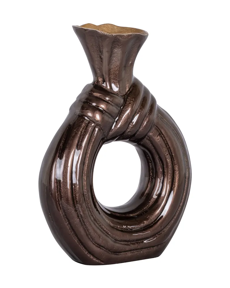 Vase Suen, Dunkelbraun, klein von Richmond Interiors, Produktansicht 2