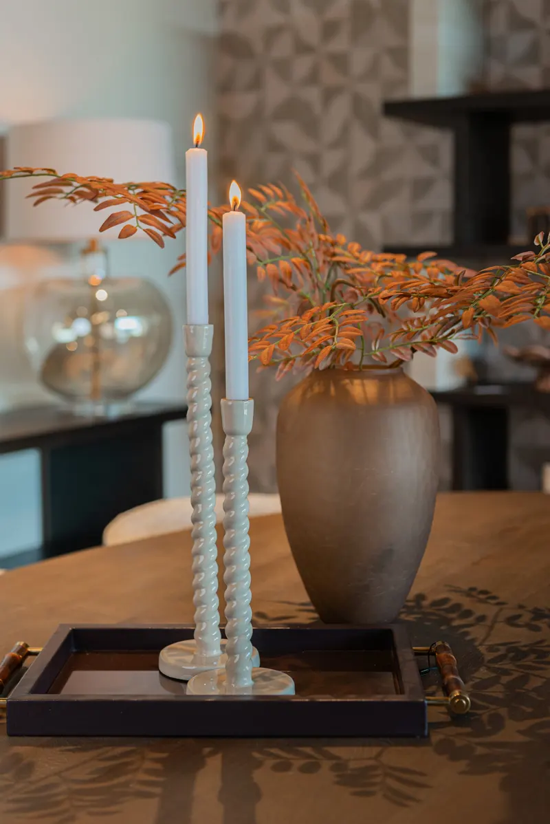 Vase Vera, Braun von Richmond Interiors, Wohnbeispiel 2, im Wohnraum