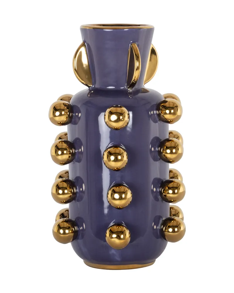 Vase Zalia, Violett, klein von Richmond Interiors
