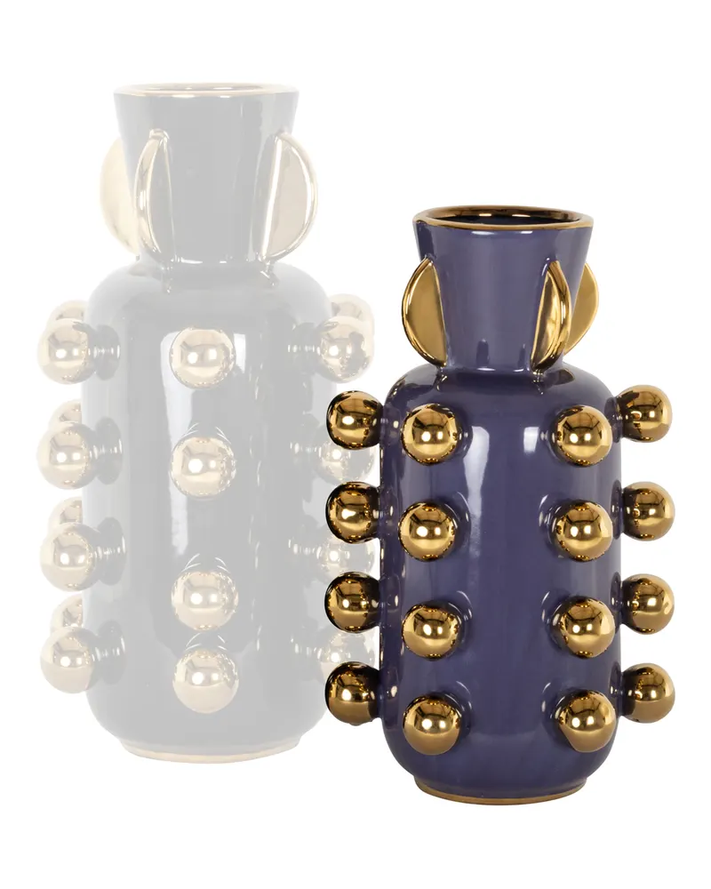 Vase Zalia, Violett, klein von Richmond Interiors, Produktansicht 2