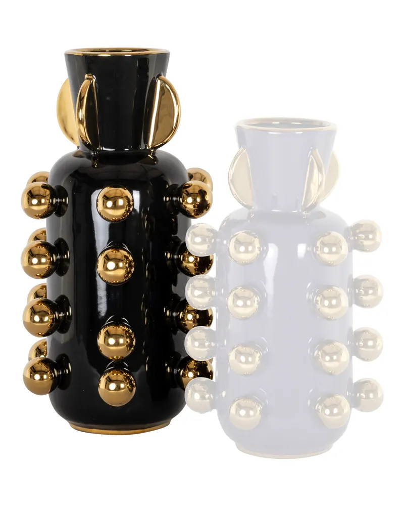 Vase Zalia, Schwarz, groß von Richmond Interiors, Produktansicht 2