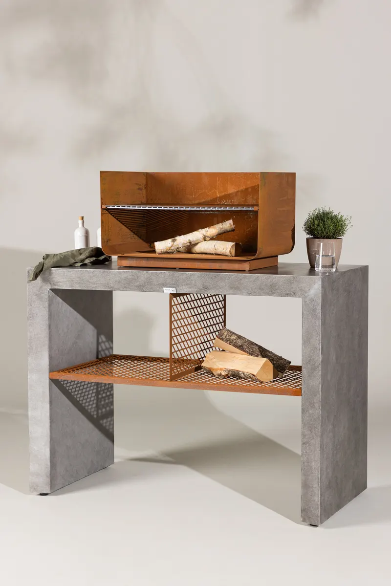 Velas Outdoor-Küchenmodul aus Aluminium, im Wohnraum, Ansicht 2