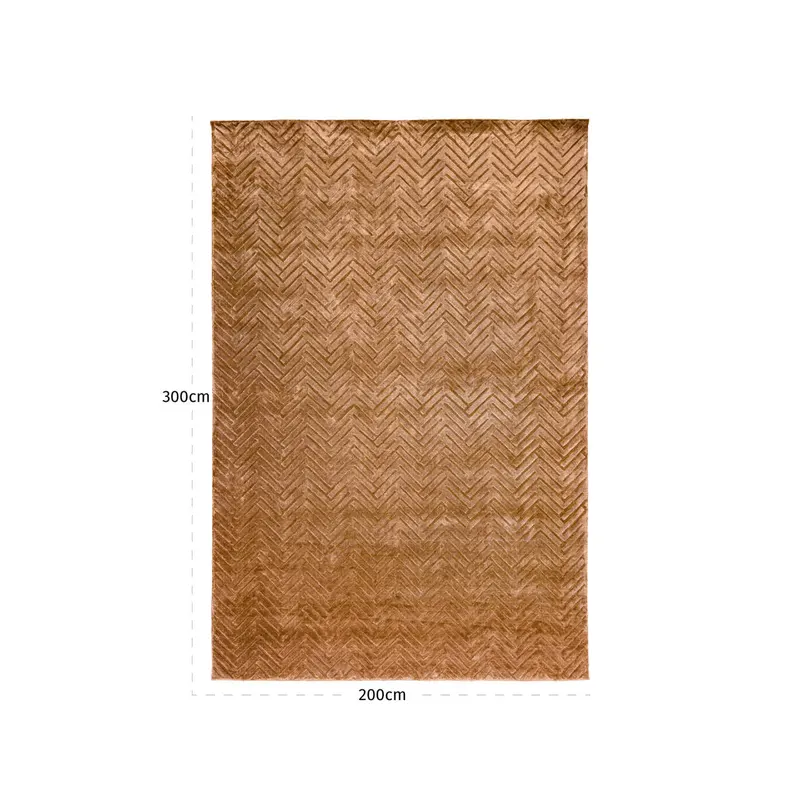 Velay Teppich, Coffee, 200 × 300 cm von Richmond Interiors, Maßzeichnung 4