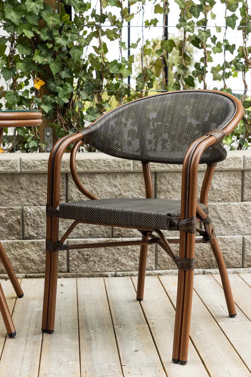 Vila stapelbarer Gartenstuhl im Café-Stil, im Wohnraum, Ansicht 1
