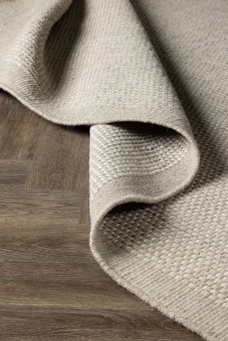 Vilma Wollteppich in Beige, im Wohnraum, Ansicht 5