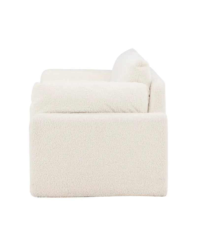 Vindel 2-Sitzer-Sofa aus Teddystoff, Ansicht 7