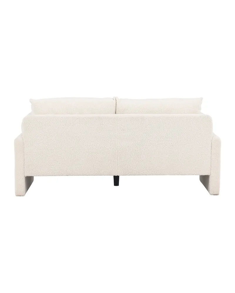 Vindel 2-Sitzer-Sofa aus Teddystoff, Ansicht 9
