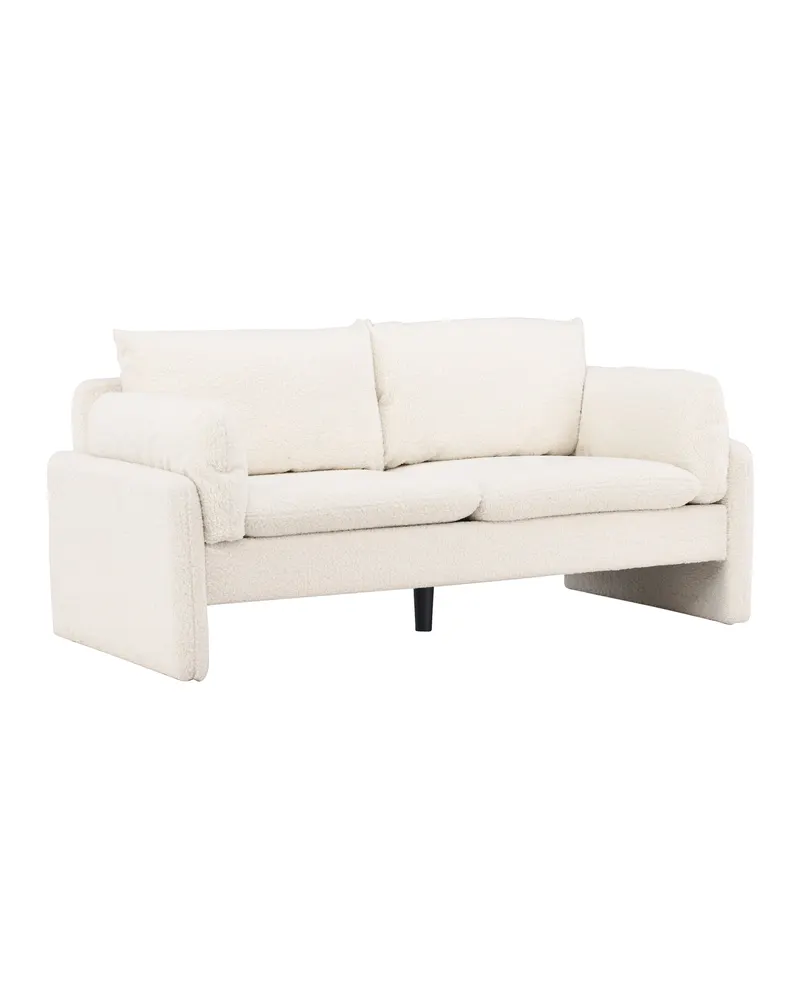 Vindel 2-Sitzer-Sofa aus Teddystoff, Ansicht 12