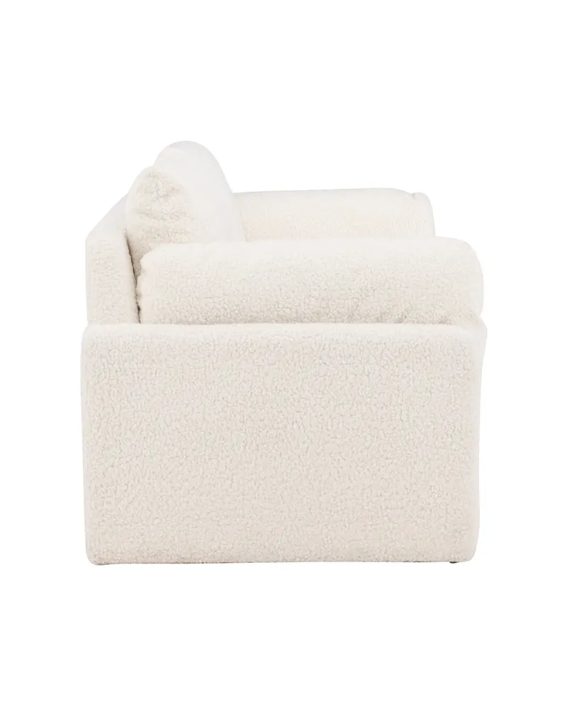 Vindel 2-Sitzer-Sofa aus Teddystoff, Ansicht 4