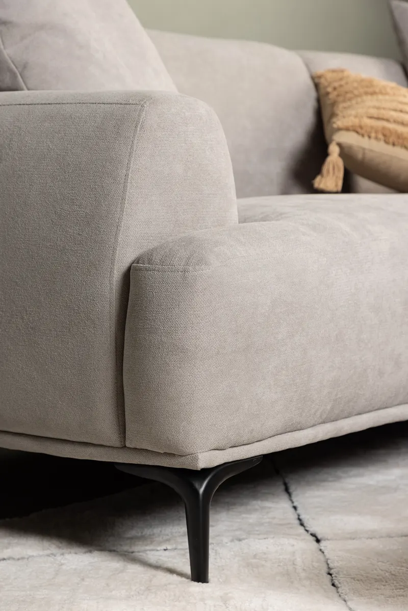 Viskan 3-Sitzer-Sofa mit Recamiere, im Wohnraum, Ansicht 3