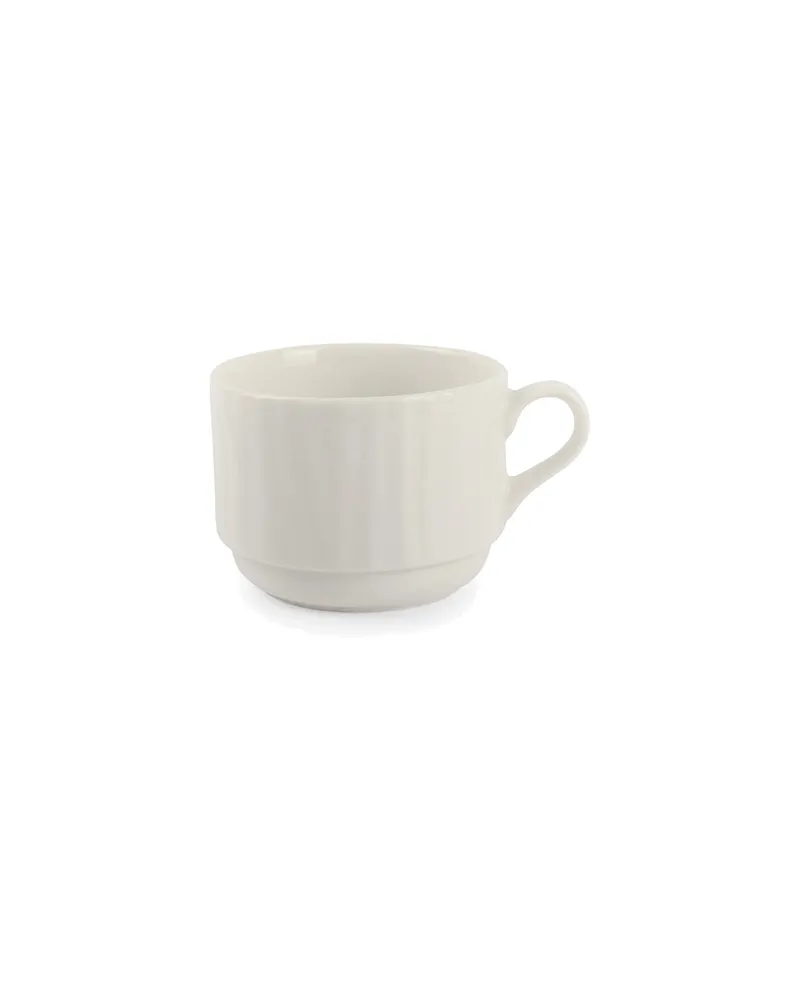 Vista Tasse aus Porzellan mit strukturierter Oberfläche, 200 ml