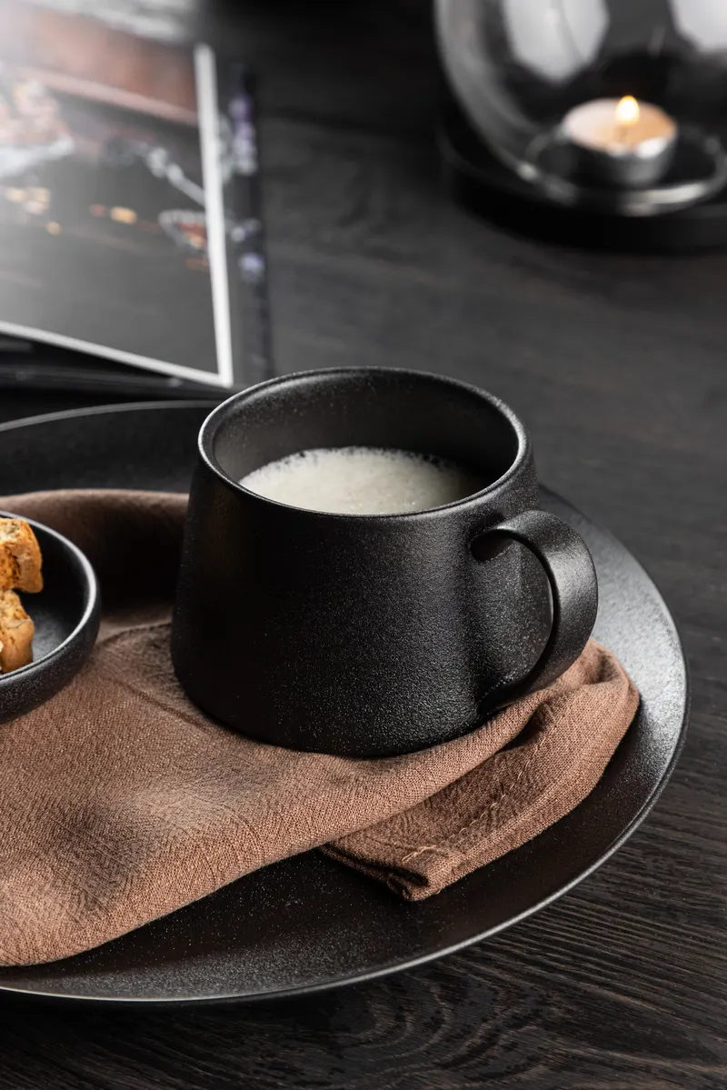 Wabi Sabi Kaffeetassen im 2er-Set in Ø 10 cm, im Wohnraum, Ansicht 1