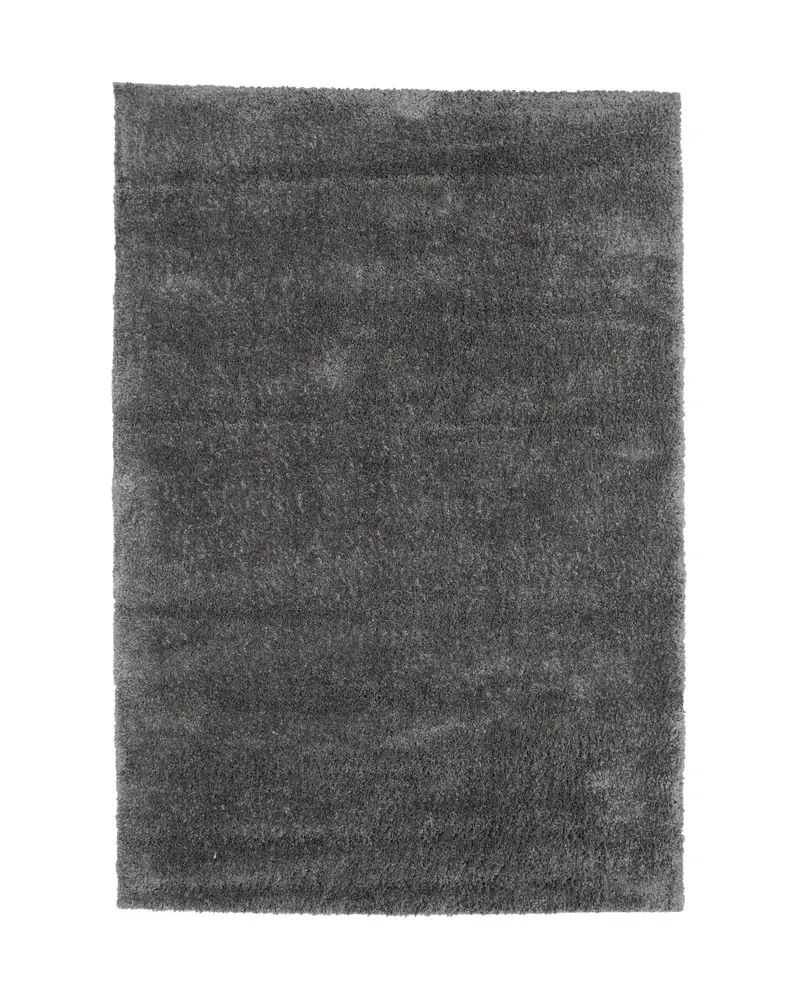 Walter Teppich rechteckig mit flauschigem Flor in 230 × 160 cm, Dunkelgrau, Ansicht 1