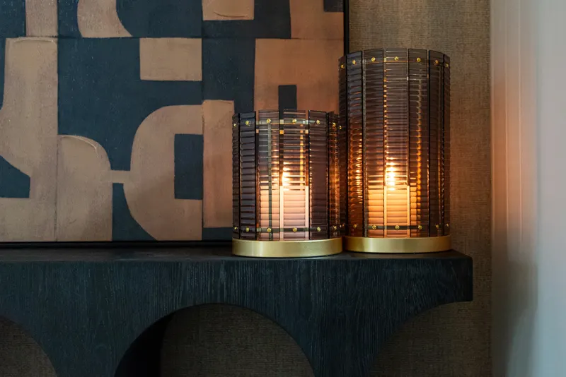 Wandbild Cascade, Braun von Richmond Interiors, Wohnbeispiel 10, im Wohnraum