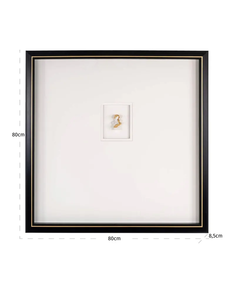 Wandbild Danni, Schwarz/Weiß von Richmond Interiors, Produktansicht 7