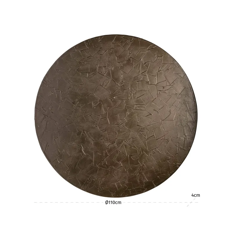 Wandbild Diga, Brunzae, 110Ø cm von Richmond Interiors, Maßzeichnung 3