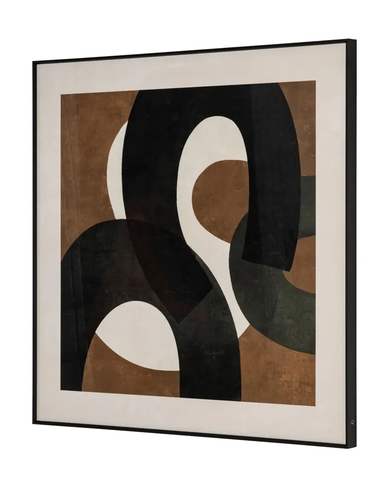 Wandbild Euphoria, Braun, links von Richmond Interiors, Produktansicht 3