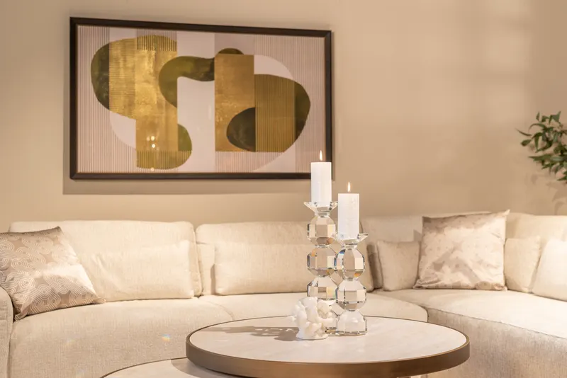 Weiß, 2er-Set von Richmond Interiors, Wohnbeispiel 13, im Wohnraum