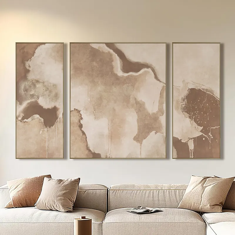 Wandbild Liberty, Braun von Richmond Interiors, Wohnbeispiel 5, im Wohnraum