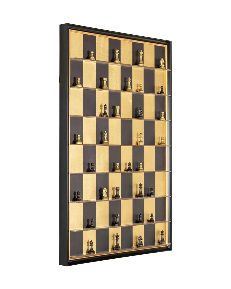 Wandbild Nala, Schwarz/Goldfarben von Richmond Interiors, Produktansicht 2