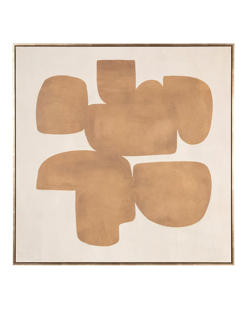 Wandbild Odyssey, Goldfarben, links von Richmond Interiors