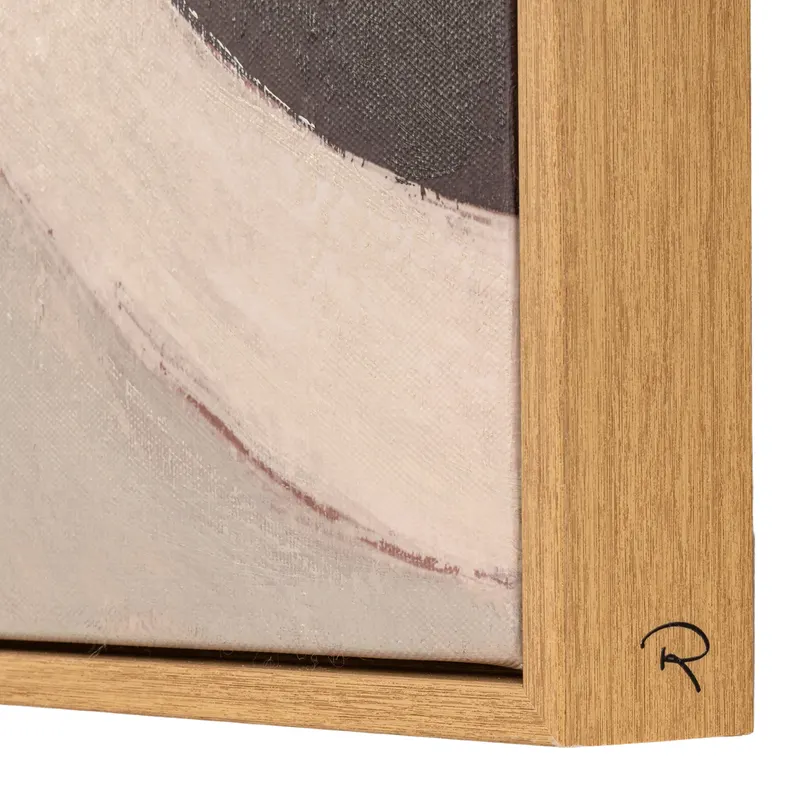 Wandbild Tatu, Braun, links von Richmond Interiors, Produktansicht 6