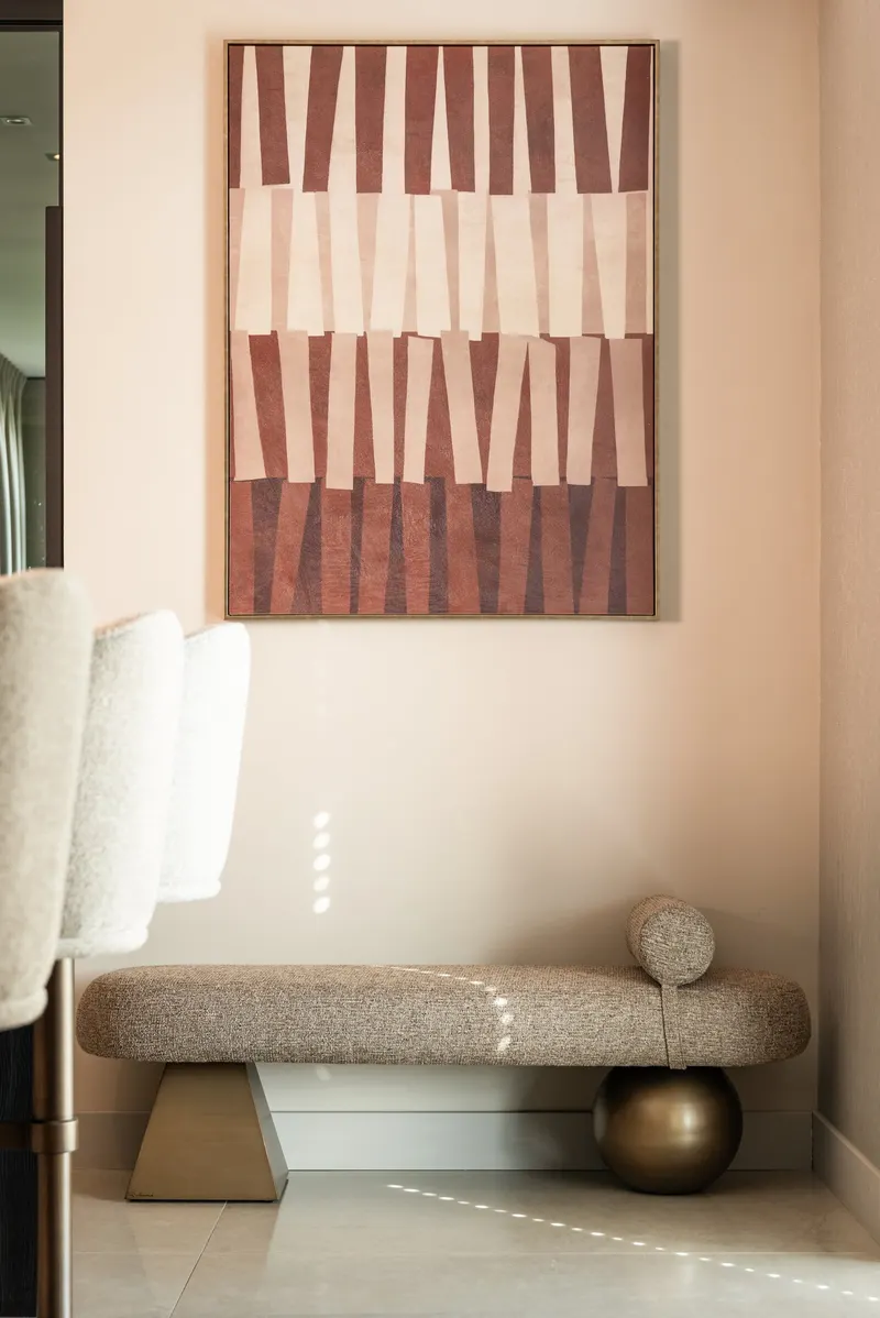 Sitzbank Alexander Jones, Brown tweed, feuerhemmend von Richmond Interiors, Wohnbeispiel 8, im Wohnraum