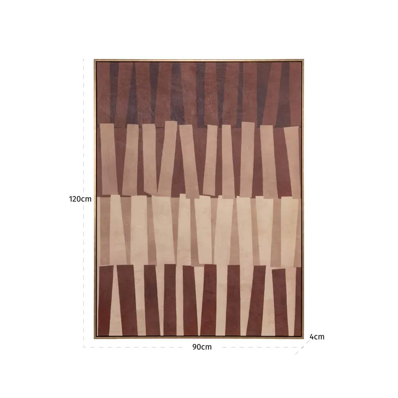 Wandbild Voga Braun von Richmond Interiors, Maßzeichnung 8