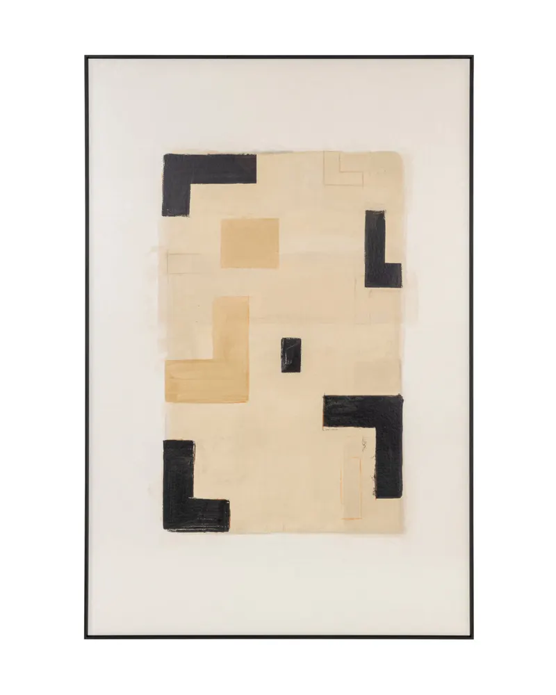Wandbild Vortex, Beige, links von Richmond Interiors