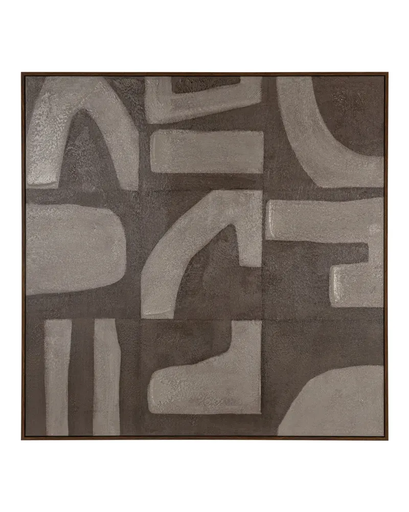 Wandbild Zenith, Sandfarben, links von Richmond Interiors