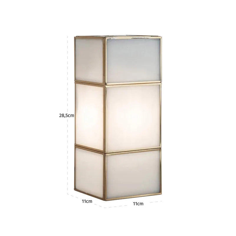 Wandleuchte Sofia, Messingfarben antik von Richmond Interiors, Maßzeichnung 5