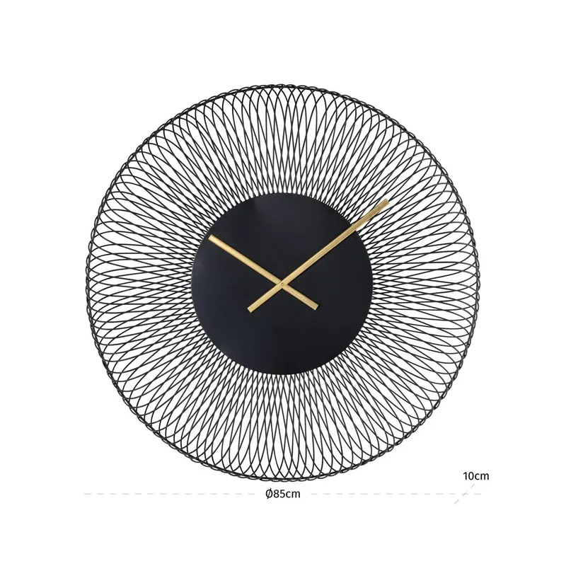 Wanduhr Blunt, Schwarz von Richmond Interiors, Maßzeichnung 4