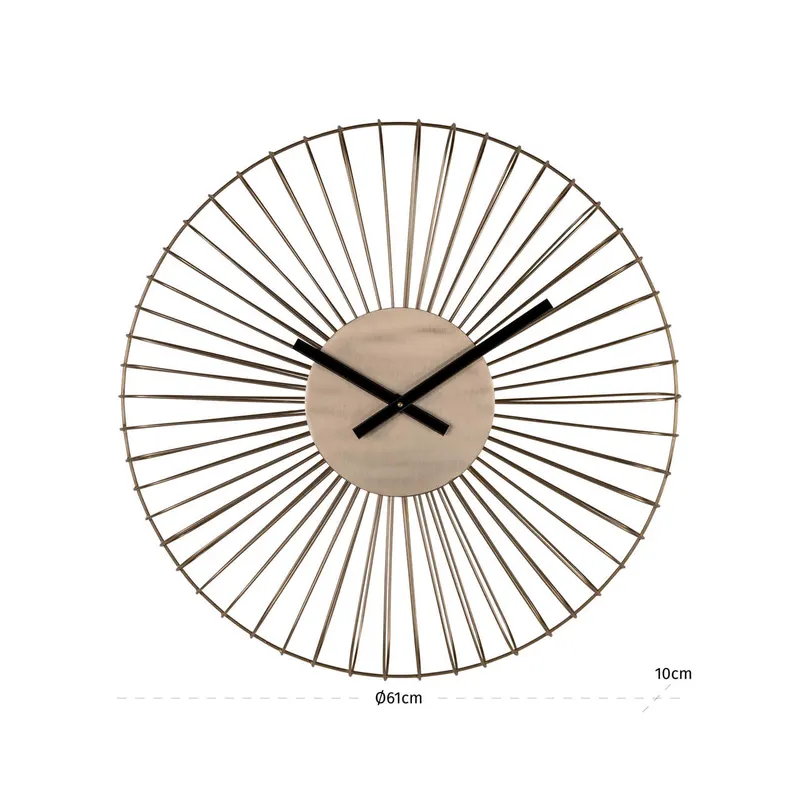 Wanduhr Wirle, Goldfarben von Richmond Interiors, Maßzeichnung 4