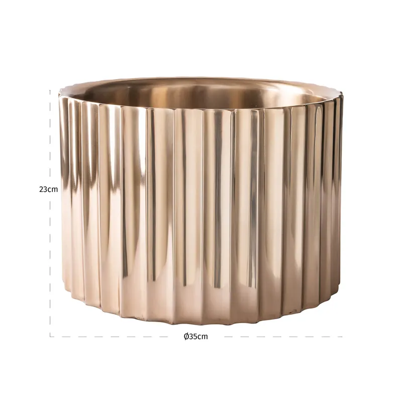 Champagnerkühler Minoa, Goldfarben von Richmond Interiors, Maßzeichnung 3