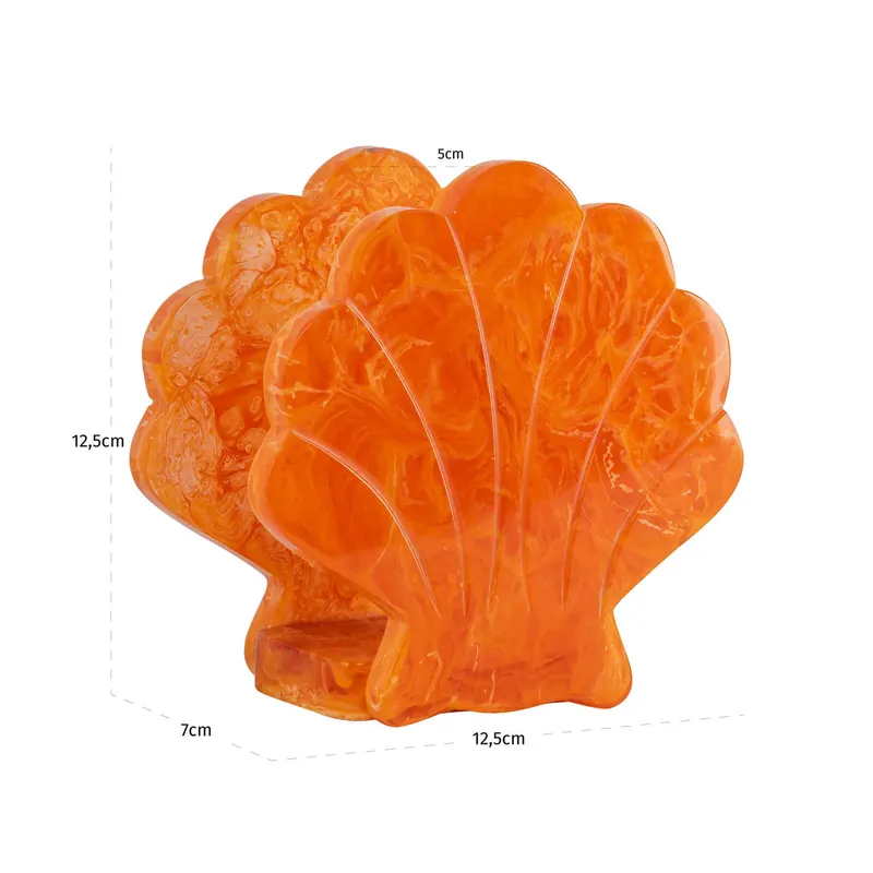Shelly Serviettenhalter Orange von Richmond Interiors, Maßzeichnung 7