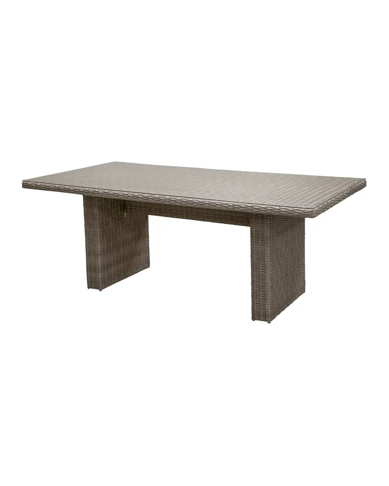 Wembley Gartenmöbel-Set aus Geflecht mit 6 Armlehnstühlen, Ansicht 5