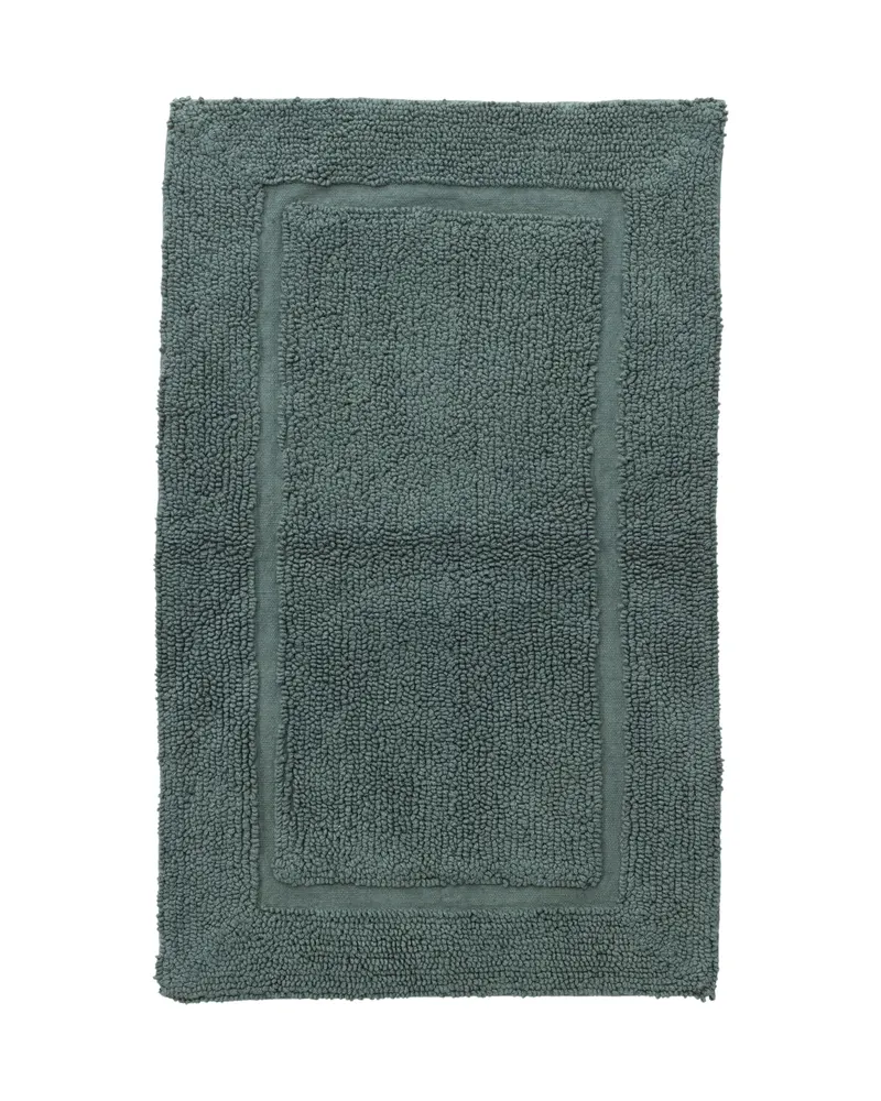 William Badematte aus Baumwoll-Frottee, Grün
