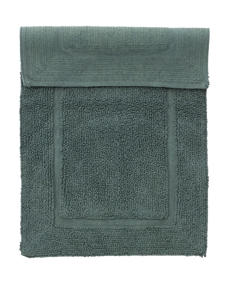 William Badematte aus Baumwoll-Frottee in 80 × 50 cm, Grün, Ansicht 2