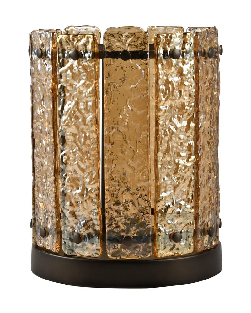 Windlicht Aura, Amber, klein von Richmond Interiors