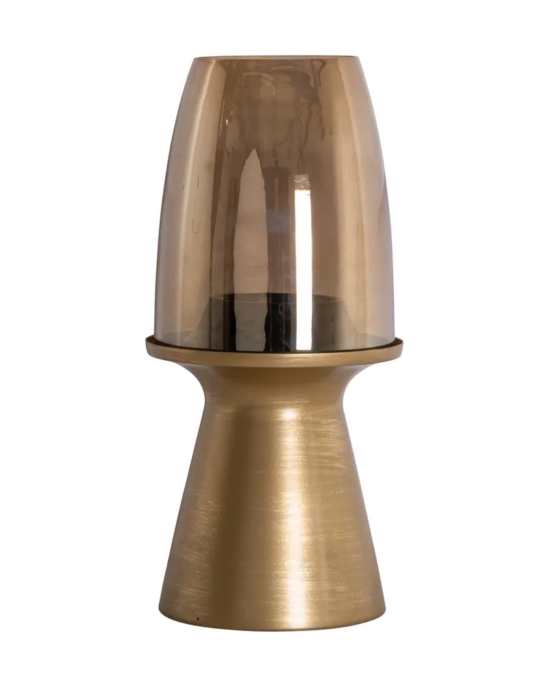 Windlicht Danea, Goldfarben, gebürstet, klein von Richmond Interiors