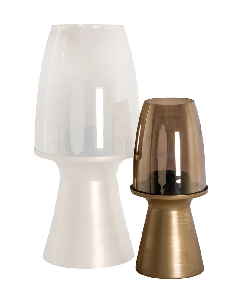 Windlicht Danea, Goldfarben, gebürstet, klein von Richmond Interiors, Produktansicht 2