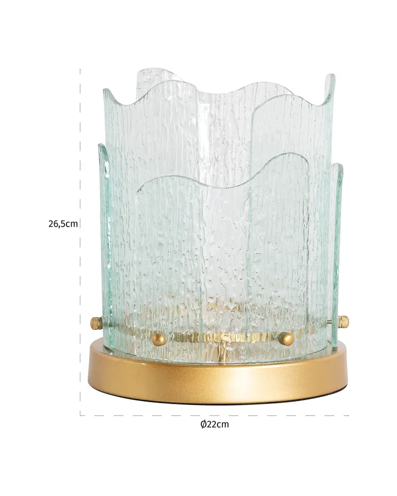 Windlicht Danila klein, goldfarben von Richmond Interiors, Produktansicht 4
